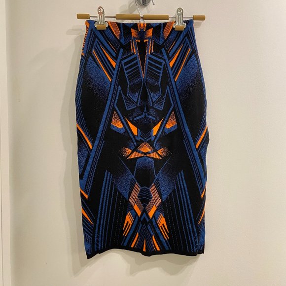 Multicolour Bodycon Skirt - Picture 1 of 2